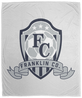 FC Soccer Crest Cozy Plush Fleece Blanket - 50x60 - Busy Bee Graphix
