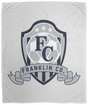 FC Soccer Crest Cozy Plush Fleece Blanket - 50x60 - Busy Bee Graphix