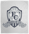 FC Soccer Crest Cozy Plush Fleece Blanket - 50x60 - Busy Bee Graphix