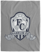FC Soccer Crest Cozy Plush Fleece Blanket - 60x80 - Busy Bee Graphix