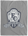 FC Soccer Crest Cozy Plush Fleece Blanket - 60x80 - Busy Bee Graphix