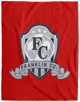 FC Soccer Crest Cozy Plush Fleece Blanket - 60x80 - Busy Bee Graphix