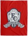 FC Soccer Crest Cozy Plush Fleece Blanket - 60x80 - Busy Bee Graphix