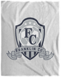 FC Soccer Crest Cozy Plush Fleece Blanket - 60x80 - Busy Bee Graphix