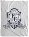 FC Soccer Crest Cozy Plush Fleece Blanket - 60x80 - Busy Bee Graphix