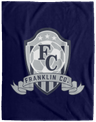 FC Soccer Crest Cozy Plush Fleece Blanket - 60x80 - Busy Bee Graphix