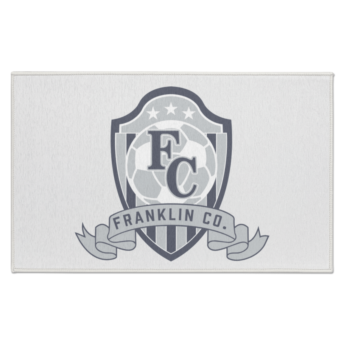 FC Soccer Crest Indoor Doormat - Busy Bee Graphix