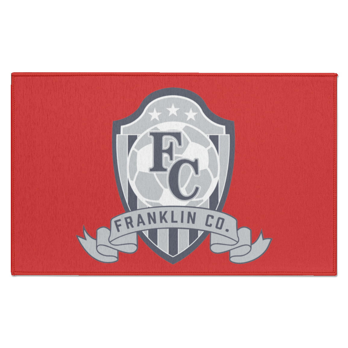 FC Soccer Crest Indoor Doormat - Busy Bee Graphix