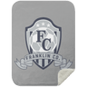 FC Soccer Crest Mink Sherpa Blanket 30x40 - Busy Bee Graphix