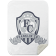 FC Soccer Crest Mink Sherpa Blanket 30x40 - Busy Bee Graphix