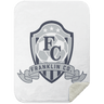 FC Soccer Crest Mink Sherpa Blanket 30x40 - Busy Bee Graphix