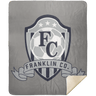FC Soccer Crest Premium Mink Sherpa Blanket 50x60 - Busy Bee Graphix