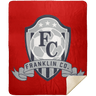 FC Soccer Crest Premium Mink Sherpa Blanket 50x60 - Busy Bee Graphix