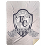 FC Soccer Crest Premium Mink Sherpa Blanket 60x80 - Busy Bee Graphix