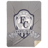 FC Soccer Crest Premium Mink Sherpa Blanket 60x80 - Busy Bee Graphix