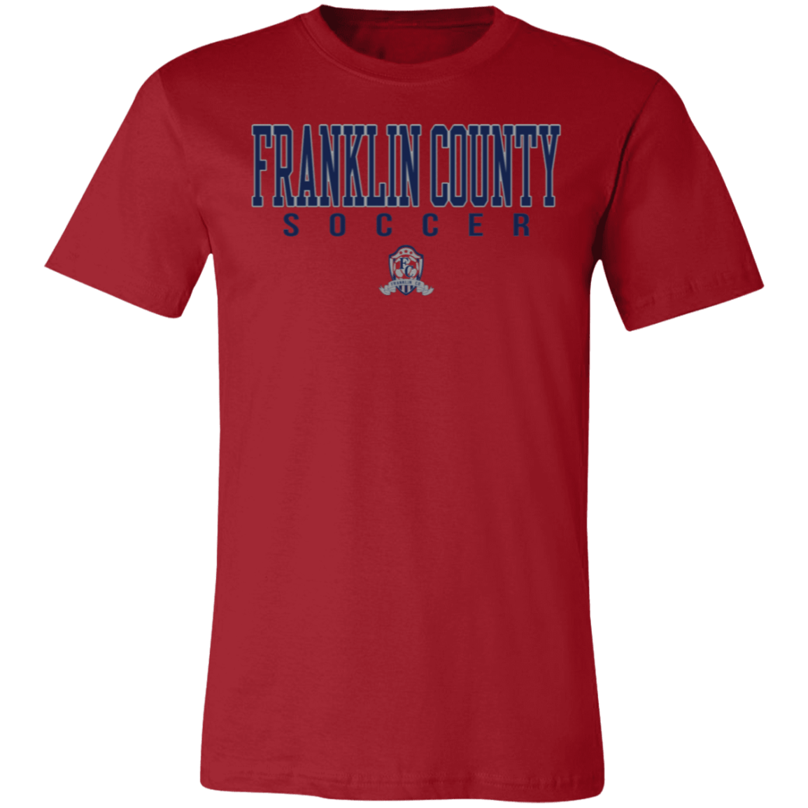 FCHS Soccer Bella Canvas Adult Tee - Busy Bee Graphix