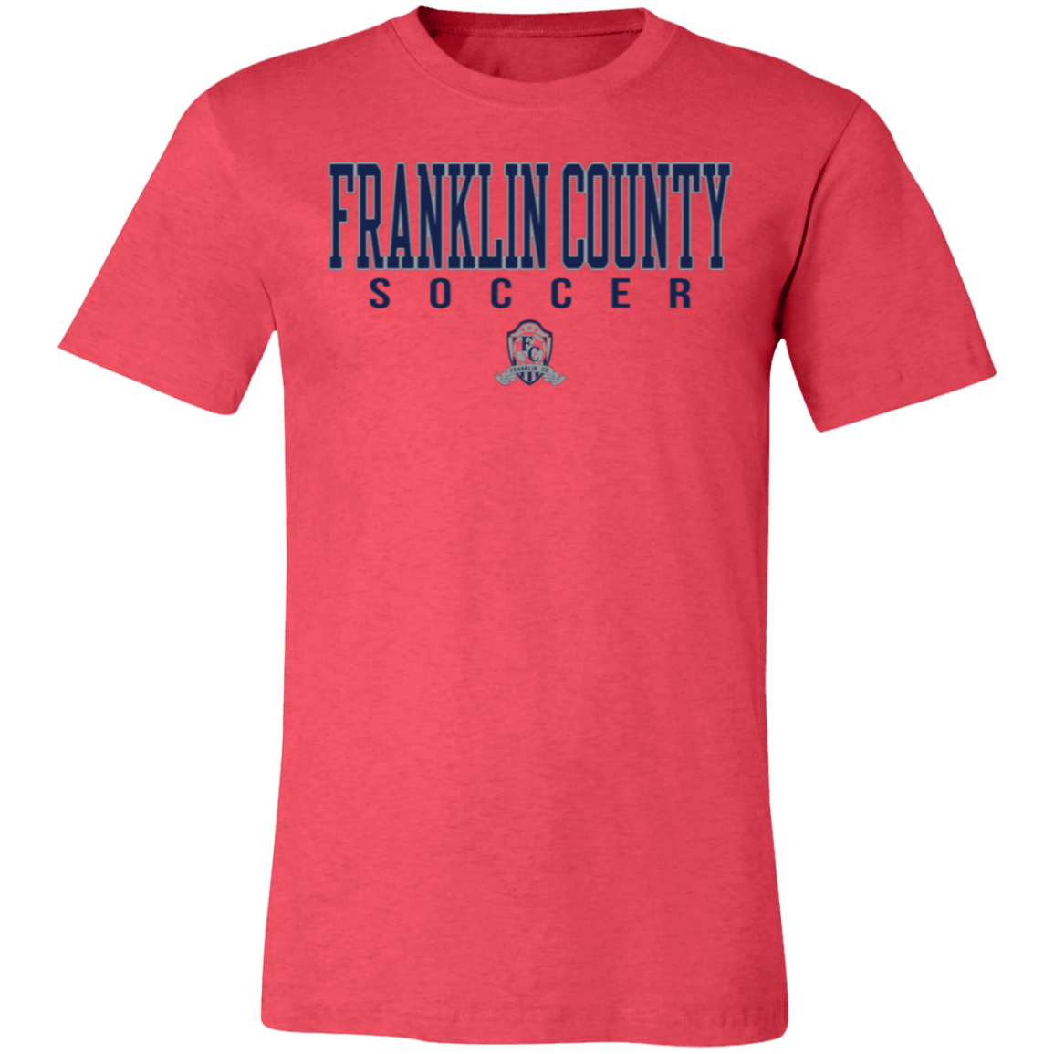 FCHS Soccer Bella Canvas Adult Tee - Busy Bee Graphix