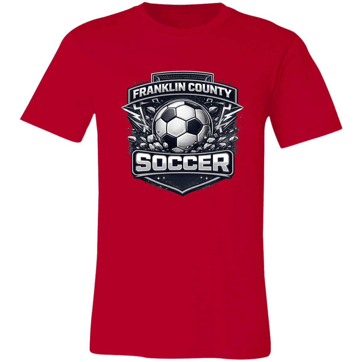 Franklin County Soccer Bella Canvas Tee - 931 Graphics