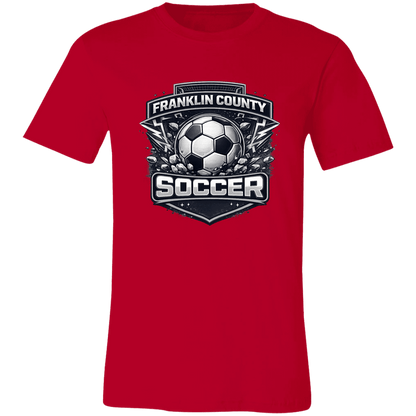 Franklin County Soccer Bella Canvas Tee - 931 Graphics