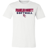 Franklin County Softball Adult Bella Canvas Tee - Busy Bee Graphix