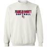 Franklin County Softball Adult Crewneck Pullover Sweatshirt - Busy Bee Graphix