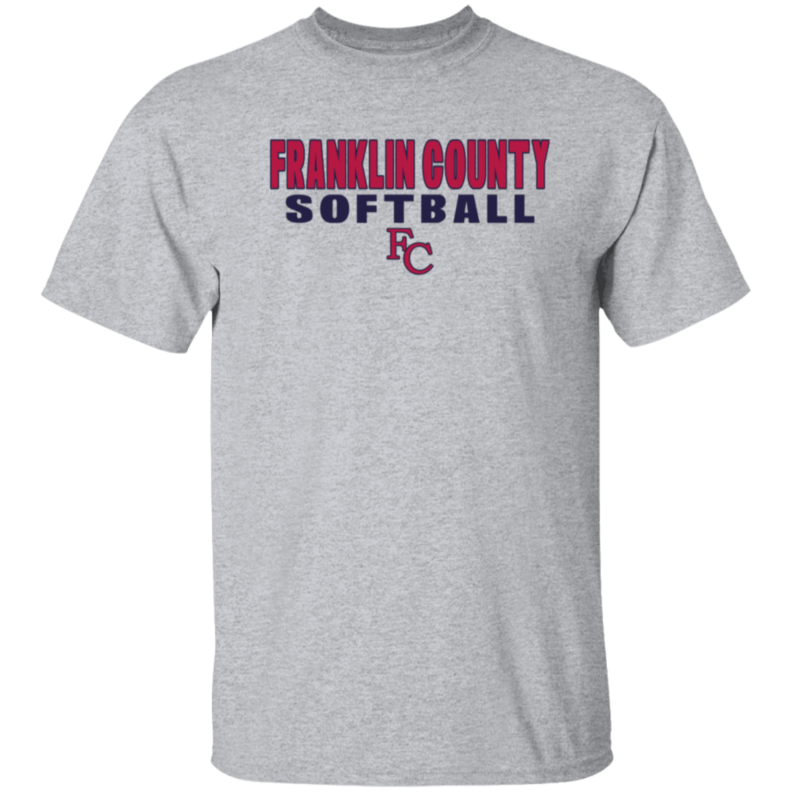 Franklin County Softball Adult Gildan Tee - Busy Bee Graphix