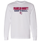 Franklin County Softball Gildan Adult L/S Tee - Busy Bee Graphix
