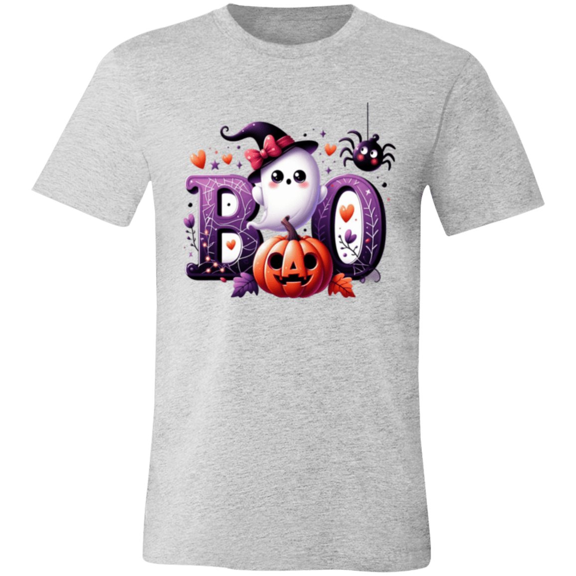 Halloween Boo Cute Ghost Pumpkin Witch Tee - Busy Bee Graphix