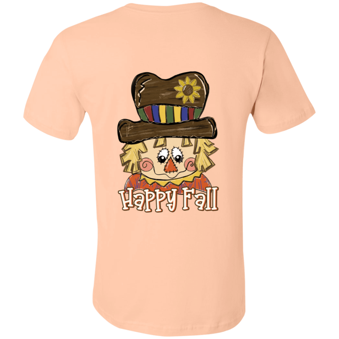Happy Fall Scarecrow Bella + Canvas S/S Tee - 931 Graphics
