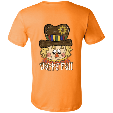 Happy Fall Scarecrow Bella + Canvas S/S Tee - 931 Graphics