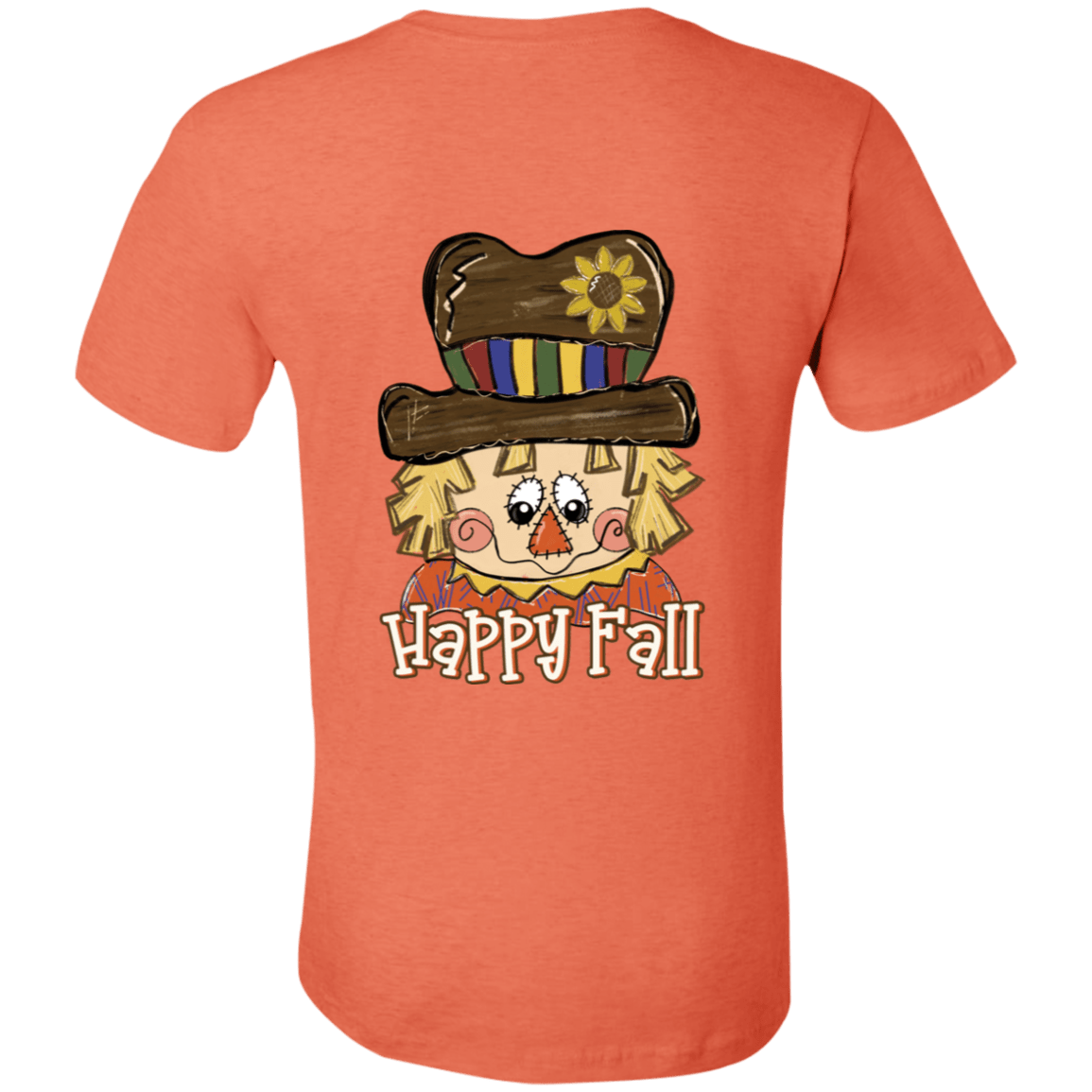 Happy Fall Scarecrow Bella + Canvas S/S Tee - 931 Graphics