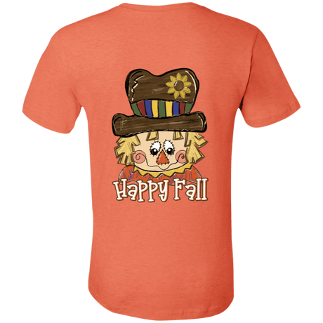 Happy Fall Scarecrow Bella + Canvas S/S Tee - 931 Graphics
