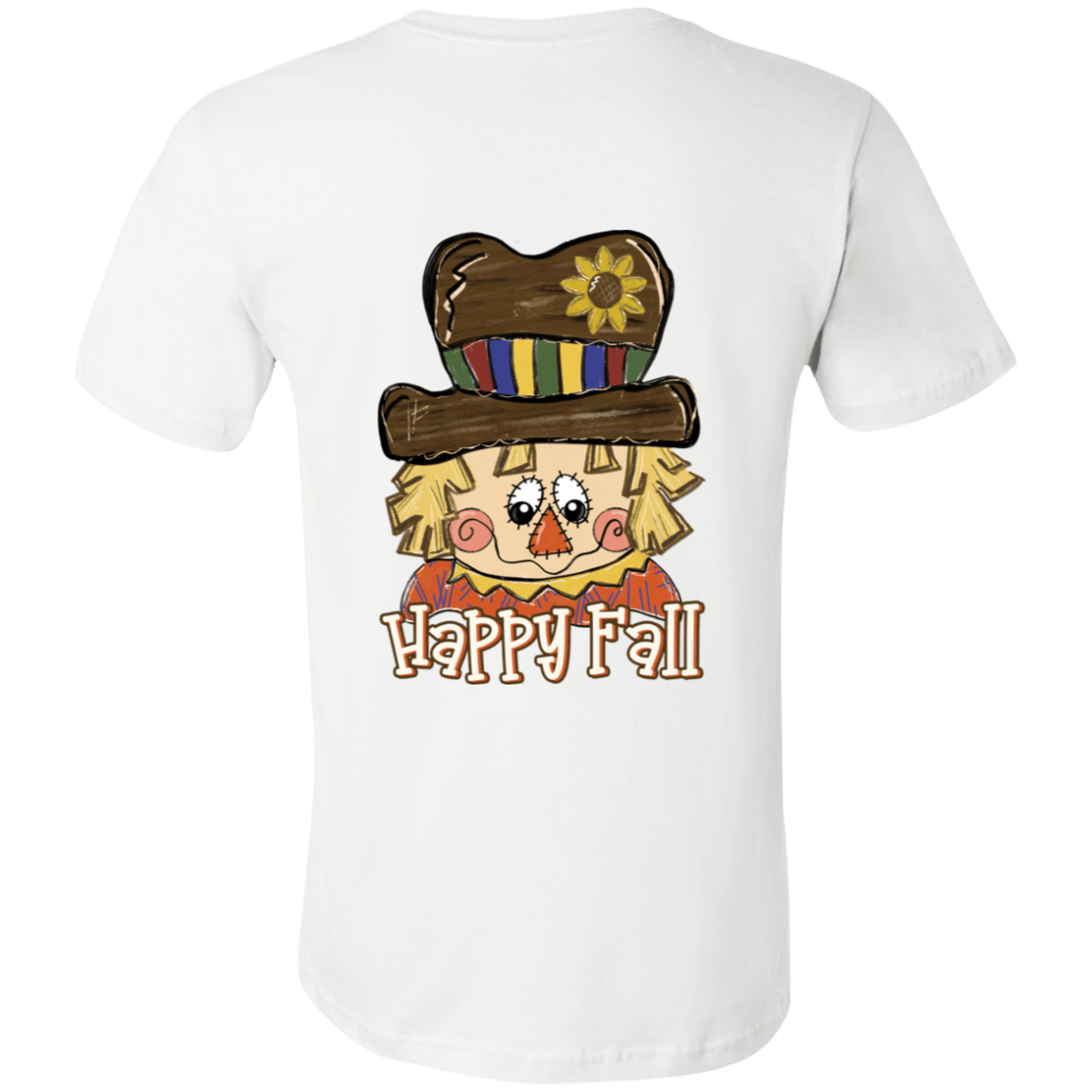 Happy Fall Scarecrow Bella + Canvas S/S Tee - 931 Graphics