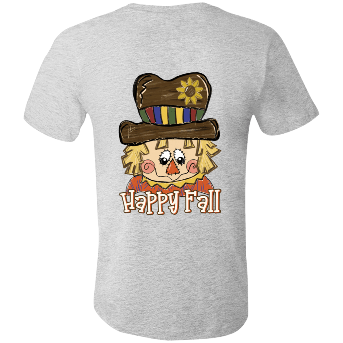Happy Fall Scarecrow Bella + Canvas S/S Tee - 931 Graphics