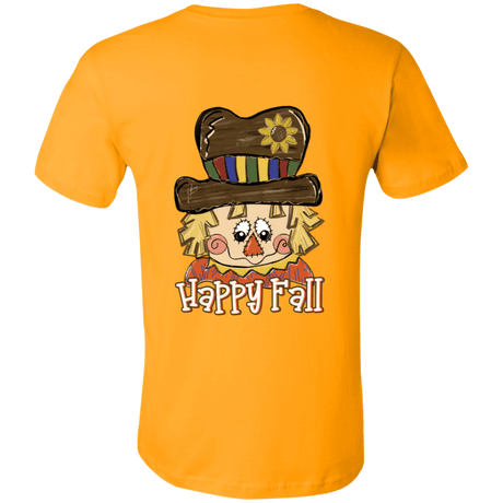 Happy Fall Scarecrow Bella + Canvas S/S Tee - 931 Graphics