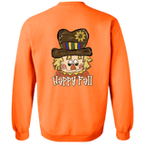 Happy Fall Scarecrow Gildan Crewneck Pullover Sweatshirt - 931 Graphics