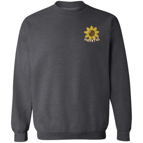 Happy Fall Scarecrow Gildan Crewneck Pullover Sweatshirt - 931 Graphics
