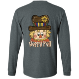 Happy Fall Scarecrow Gildan L/S Tee - 931 Graphics