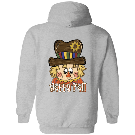 Happy Fall Scarecrow Gildan Pullover Hoodie - 931 Graphics