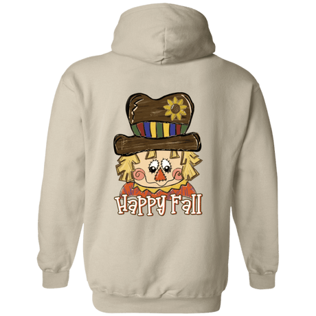 Happy Fall Scarecrow Gildan Pullover Hoodie - 931 Graphics