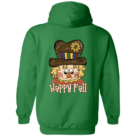Happy Fall Scarecrow Gildan Pullover Hoodie - 931 Graphics