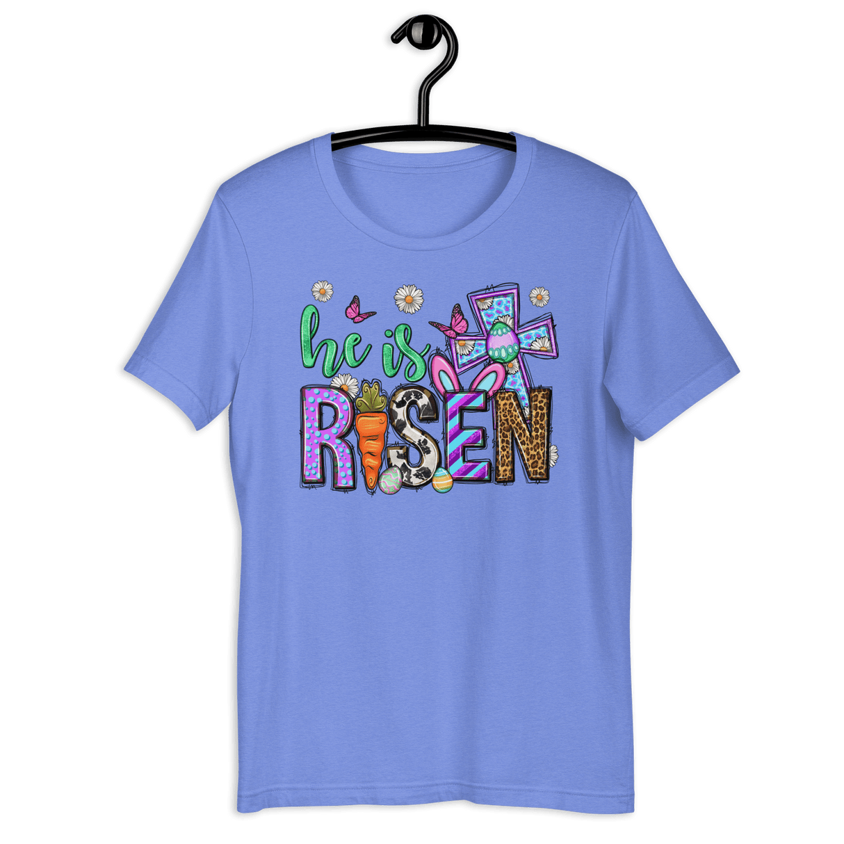 He Is Risen Bella Canvas Tee - Busy Bee Graphix