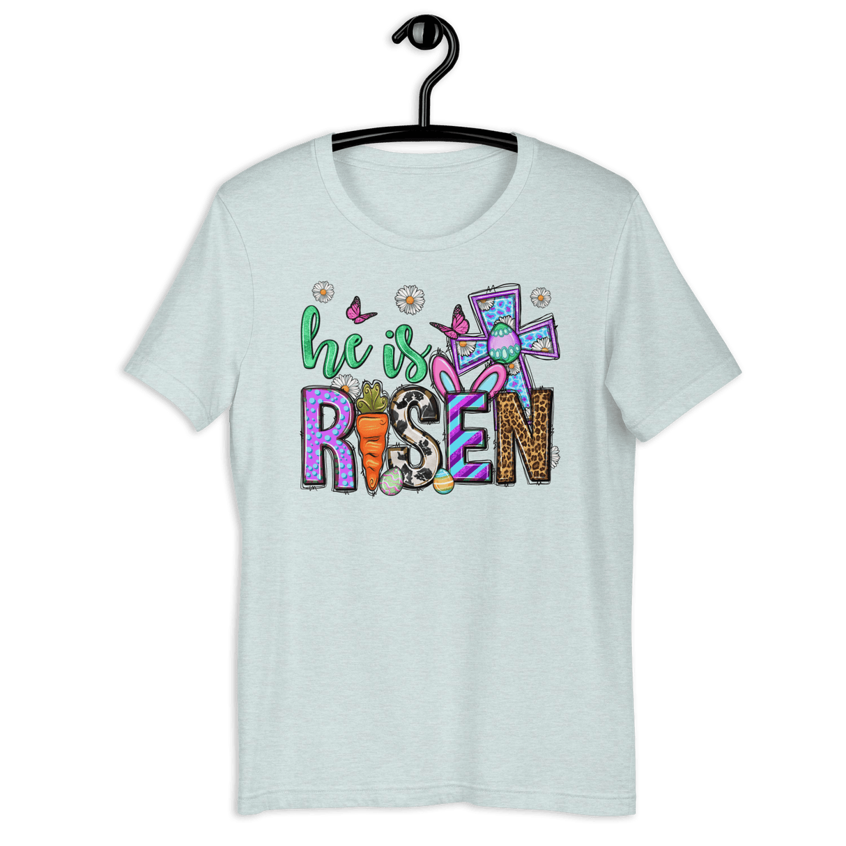 He Is Risen Bella Canvas Tee - Busy Bee Graphix