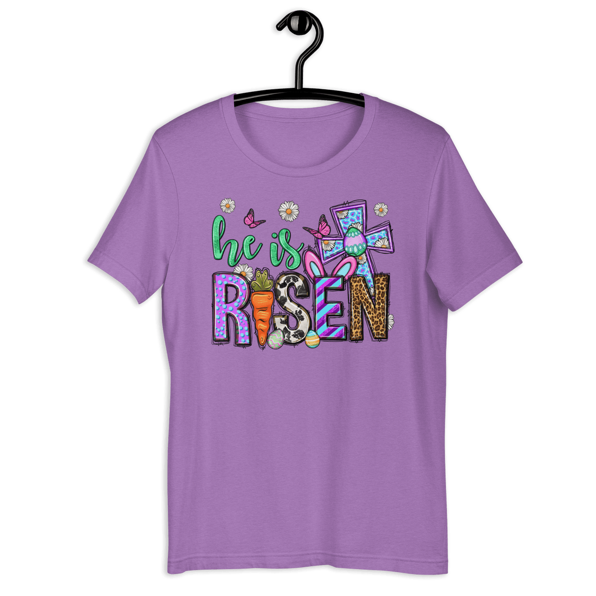 He Is Risen Bella Canvas Tee - Busy Bee Graphix