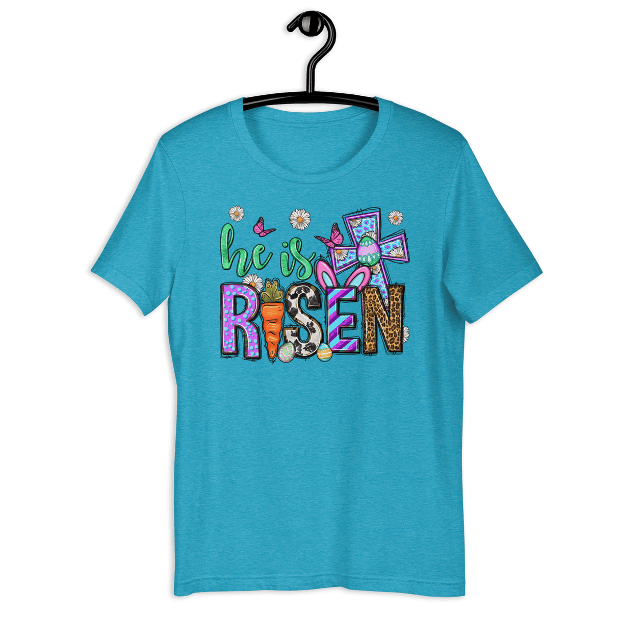 He Is Risen Bella Canvas Tee - Busy Bee Graphix