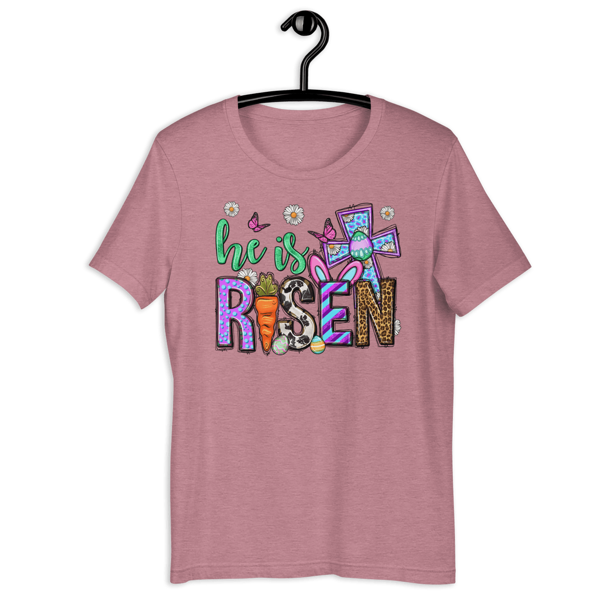 He Is Risen Bella Canvas Tee - Busy Bee Graphix