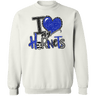 I Love My Hornets Crewneck Sweatshirt - Busy Bee Graphix