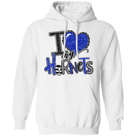 I Love My Hornets Gildan Hoody Sweatshirt - Busy Bee Graphix