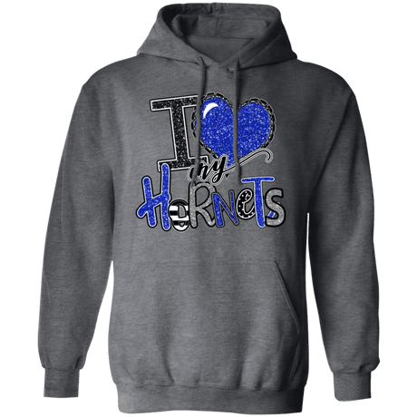 I Love My Hornets Gildan Hoody Sweatshirt - Busy Bee Graphix