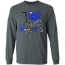 I Love My Hornets Gildan L/S Tee - Busy Bee Graphix
